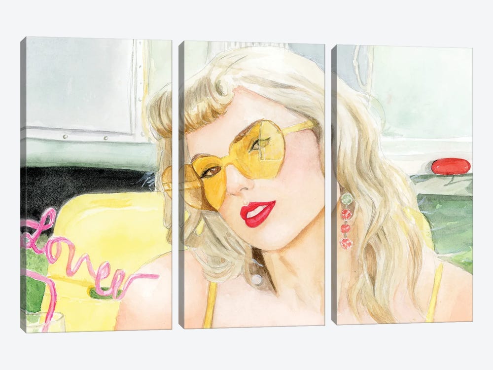 Taylor Swift You Need To Calm Down by Krystal Ward 3-piece Canvas Print