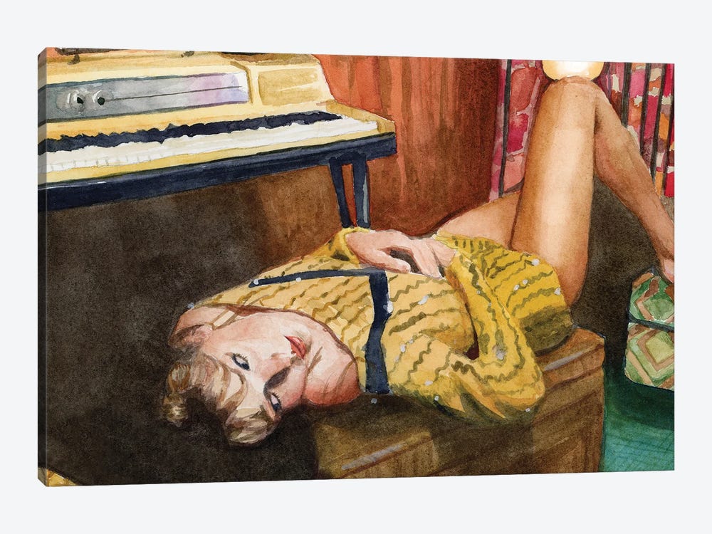 Taylor Swift Jade Midnights by Krystal Ward 1-piece Canvas Art
