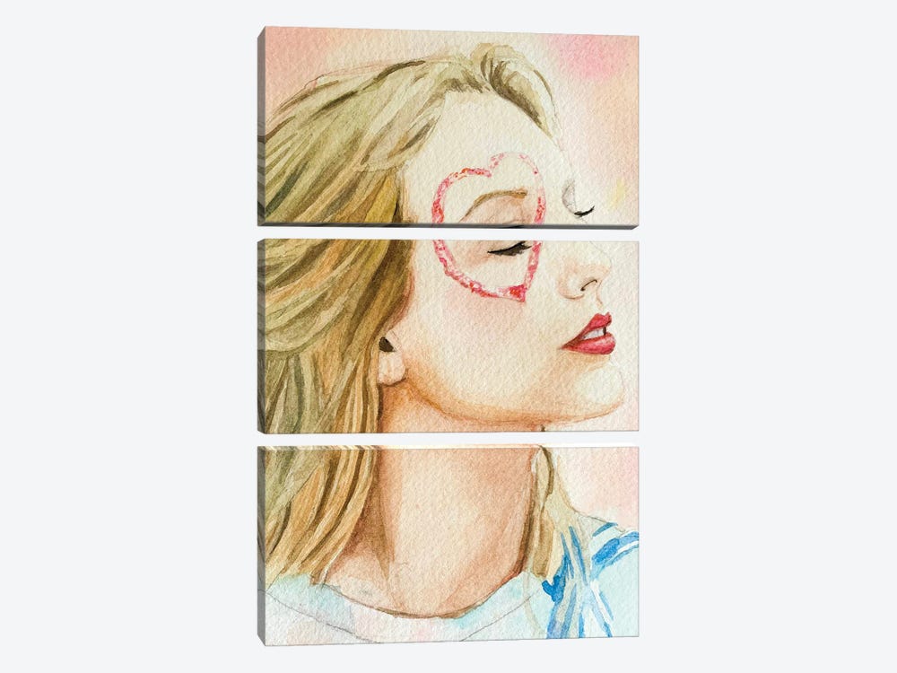 Taylor Swift Lover by Krystal Ward 3-piece Art Print
