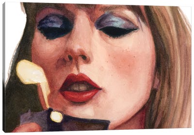Midnights Taylor Swift Canvas Art Print - Krystal Ward