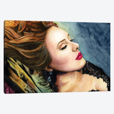 Adele Canvas Print #KWA1} by Krystal Ward Canvas Art
