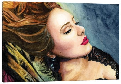 Adele Canvas Art Print - Krystal Ward