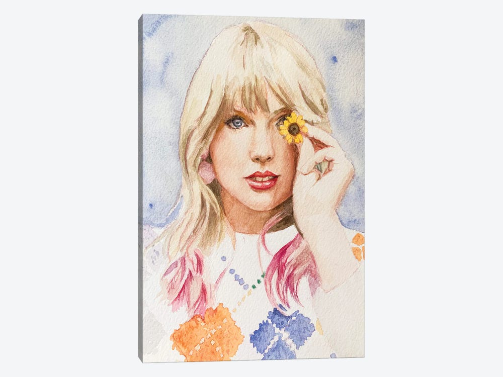 Taylor Swift Bloom by Krystal Ward 1-piece Canvas Art