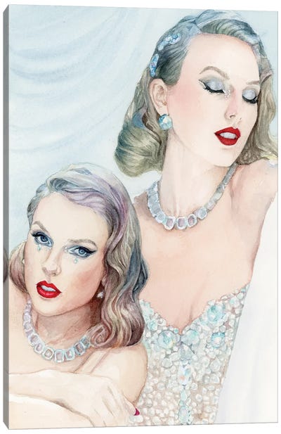 Bejeweled Taylor Swift Canvas Art Print - Limited Edition Musicians Art