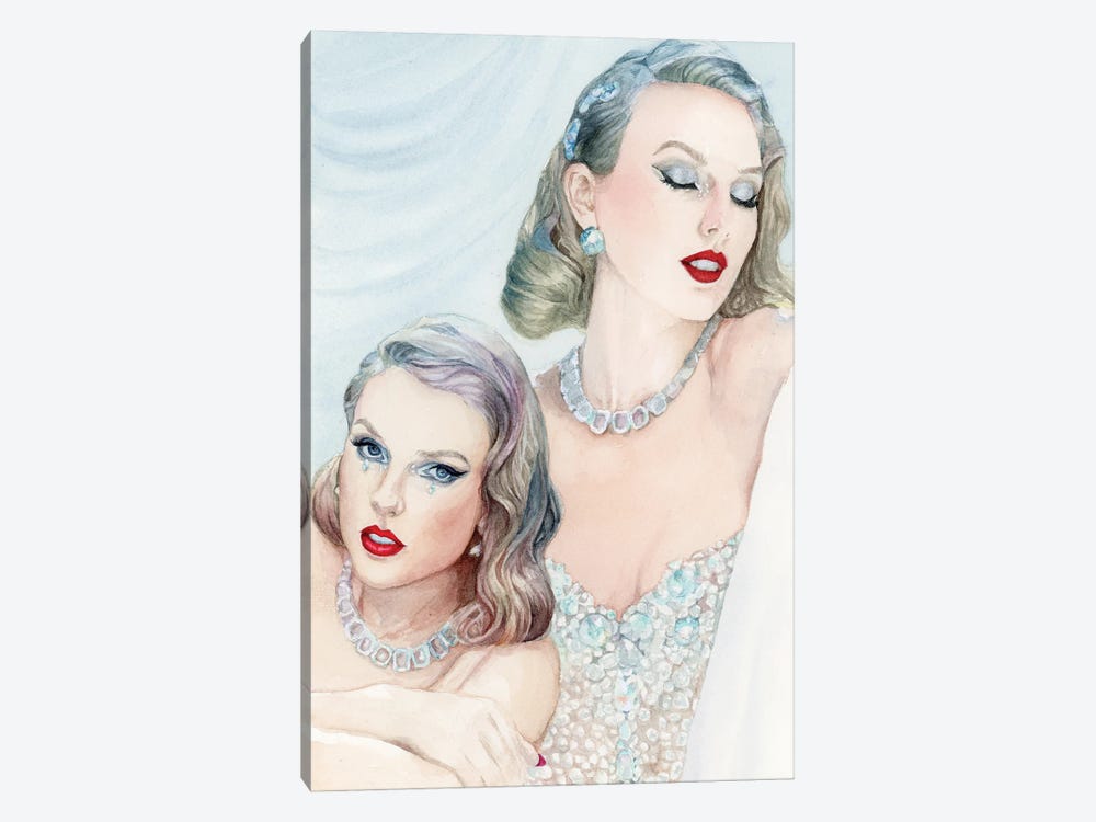 Bejeweled Taylor Swift by Krystal Ward 1-piece Canvas Print