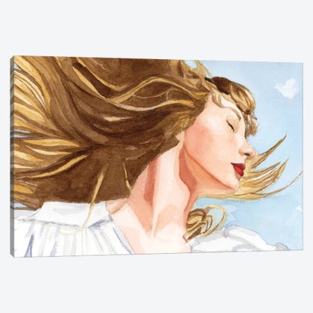 Fearless Taylor Swift Canvas Print #KWA4} by Krystal Ward Canvas Print
