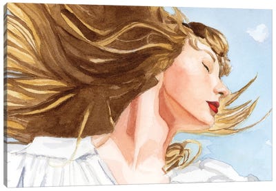 Fearless Taylor Swift Canvas Art Print - Krystal Ward
