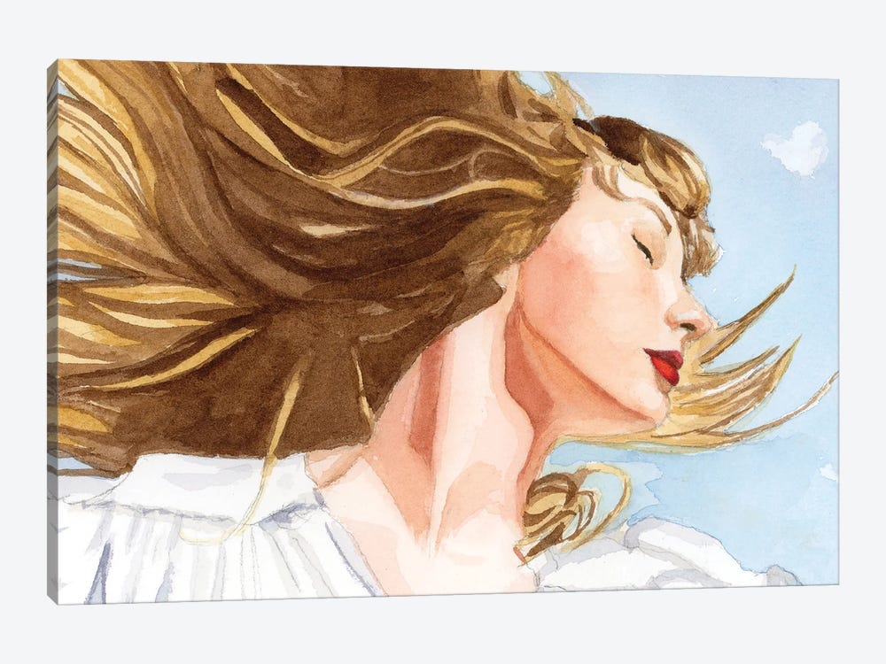 Fearless Taylor Swift by Krystal Ward 1-piece Canvas Print