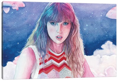 Lavender Haze Taylor Swift Canvas Art Print - Pop Music Art