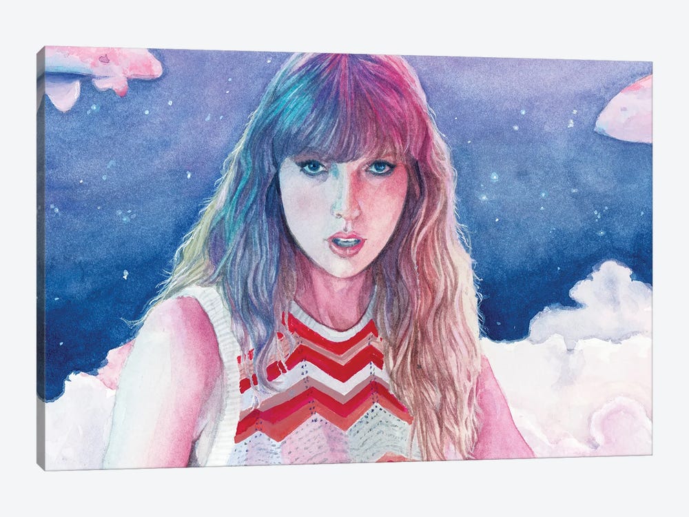Lavender Haze Taylor Swift by Krystal Ward 1-piece Canvas Print