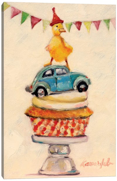 My Kind Of Party Canvas Art Print - Volkswagen