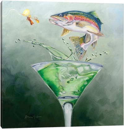Rainbow Mixer Canvas Art Print - Cocktail & Mixed Drink Art
