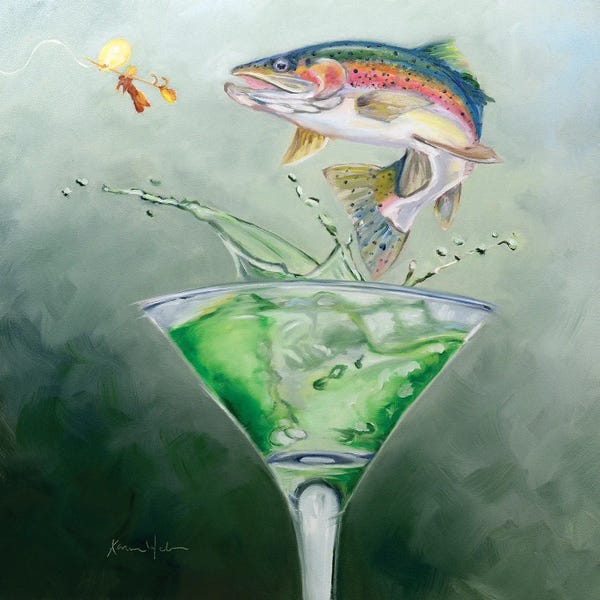 Cocktails & Mixed Drinks: Rainbow Mixer by Karen Weber