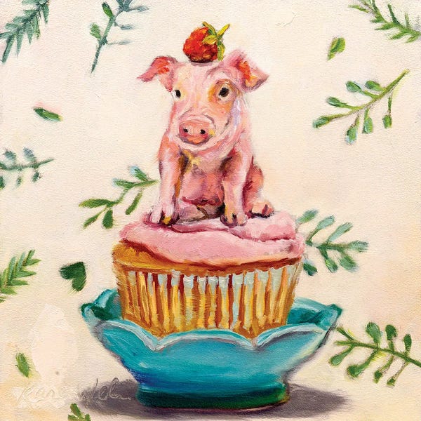 Pigs: Berry Piglet Cake by Karen Weber
