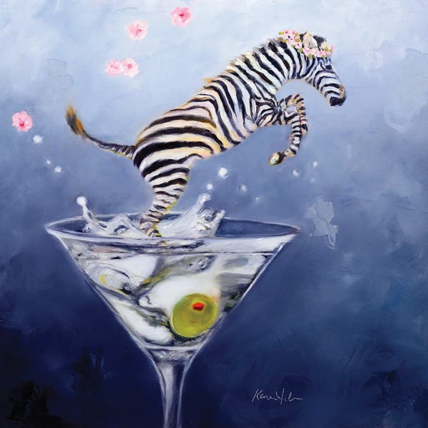 Cocktails & Mixed Drinks: Zebratini by Karen Weber