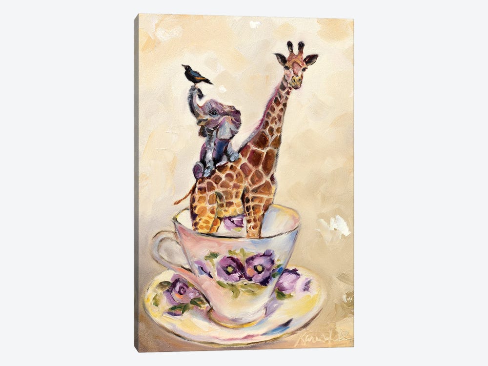 Savanna In A Teacup by Karen Weber 1-piece Canvas Art Print