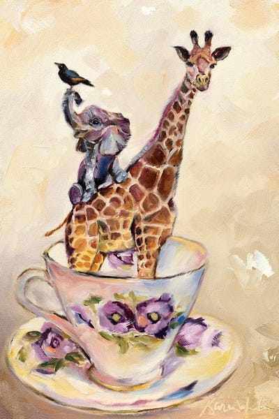 Giraffes: Savanna In A Teacup by Karen Weber