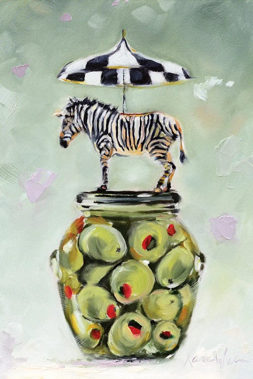 Stripes & Dots by Karen Weber wall art