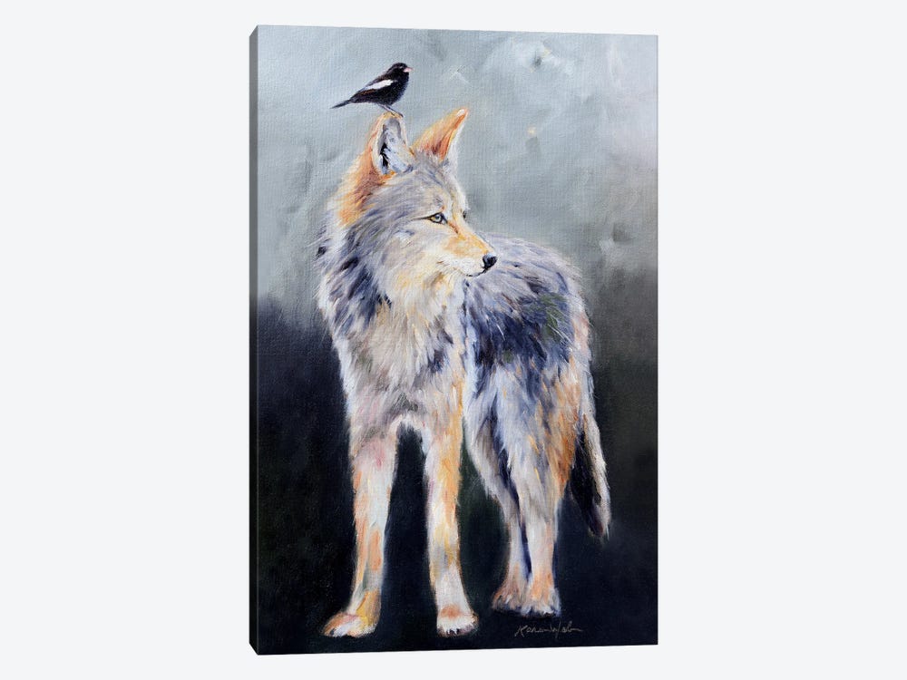 Coyote Spirit by Karen Weber 1-piece Art Print