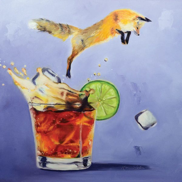 Foxes: Fox On The Rocks by Karen Weber