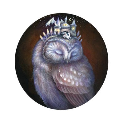 Dragon's Lair Hat by Kimera Wachna metal wall art