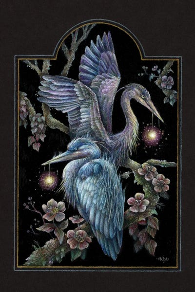 Natural Meets Mythical: Herons by Kimera Wachna