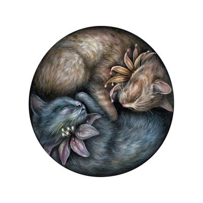 Juniper And Nim by Kimera Wachna multi panel art