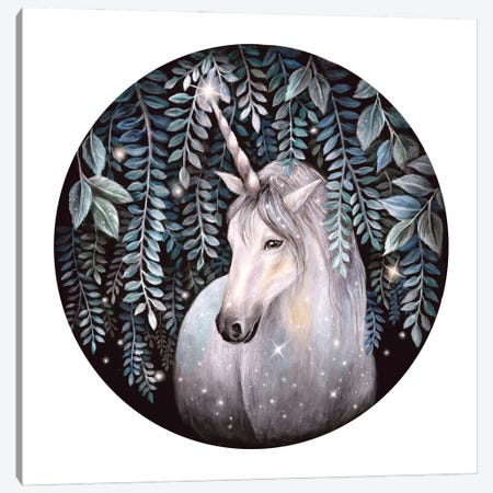Unicorn Canvas Print #KWC46} by Kimera Wachna Canvas Artwork