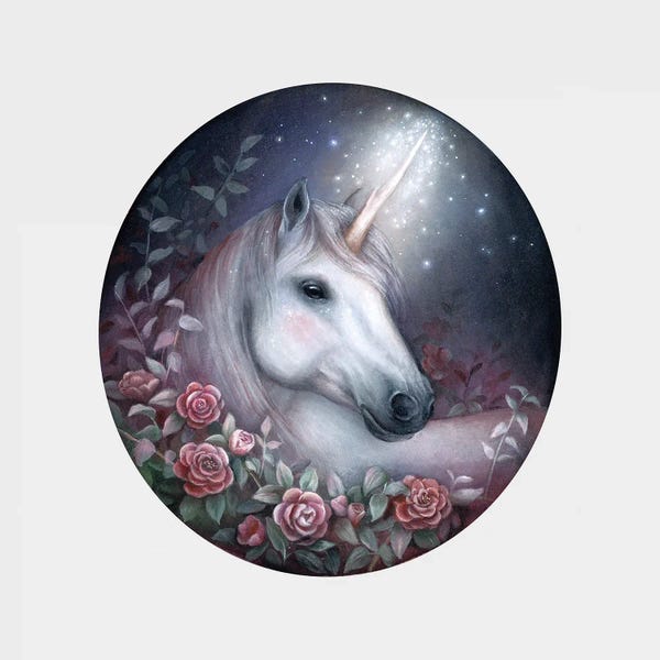 Unicorns: Camellia Unicorn by Kimera Wachna