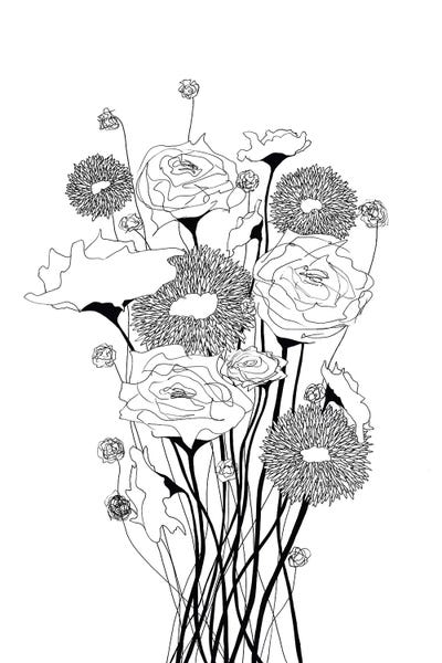 Large Minimalist Art - Canvas Prints: Wild Bunch I by Kayleigh Wold