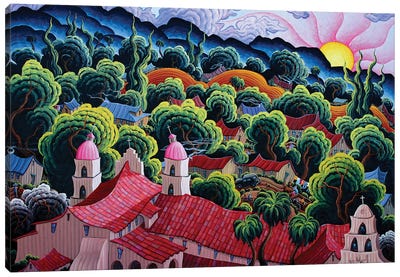 Mission Santa Barbara Canvas Art Print