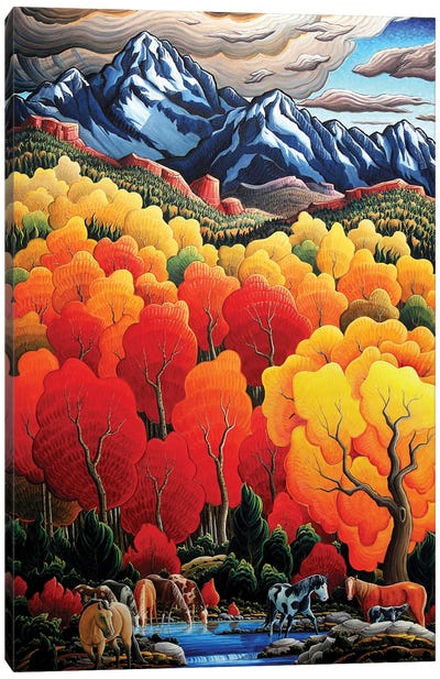 High Country Canvas Art Print - Autumn