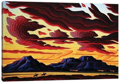 The Searchers Canvas Art Print - Desert Art