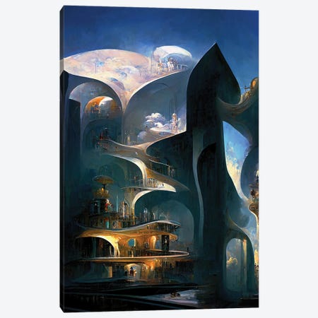 The World Of Illusion III Canvas Print #KWH14} by Kenwood Huh Canvas Art
