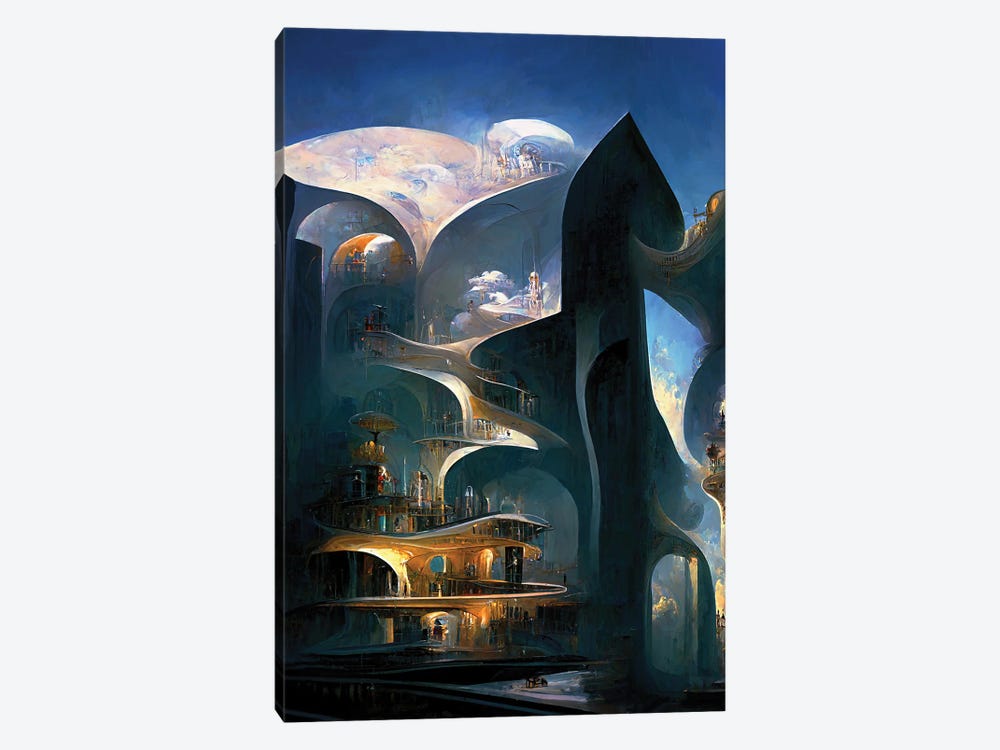 The World Of Illusion III by Kenwood Huh 1-piece Canvas Art
