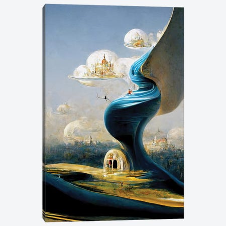 The Signal Canvas Print #KWH16} by Kenwood Huh Canvas Artwork