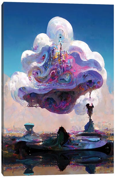 Cloud Town II Canvas Art Print - Kenwood Huh