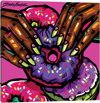 Donuts Canvas Art Print - Pop Art for Kitchen