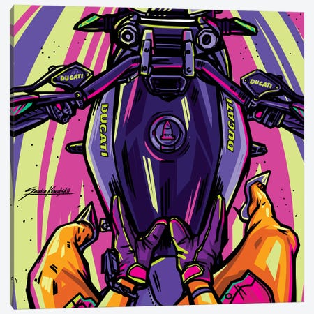 Ducatti Canvas Print #KWL92} by Sandra Kowalskii Canvas Print