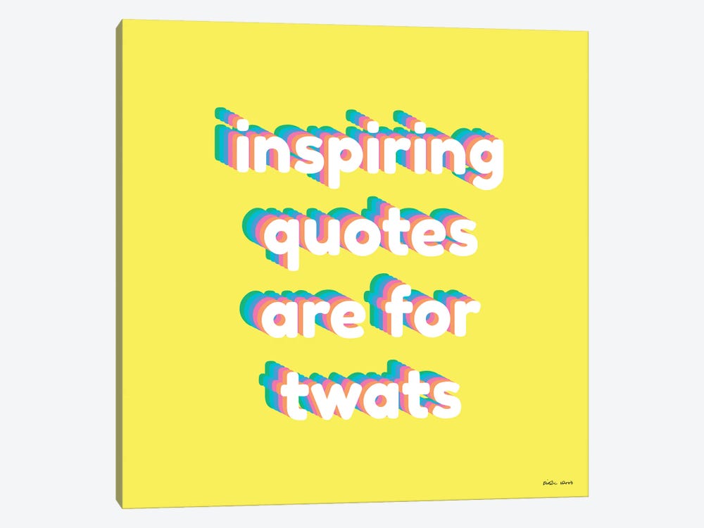 Inspiring Quotes by Kirstin Wood 1-piece Art Print