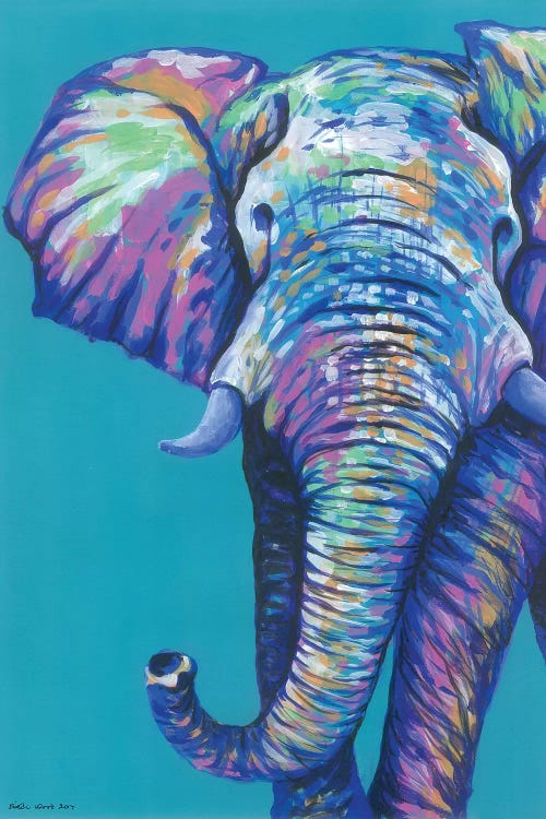 Elephantastic by Kirstin Wood wall art