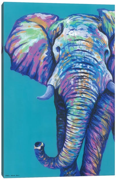 Elephantastic Canvas Art Print - Kirstin Wood