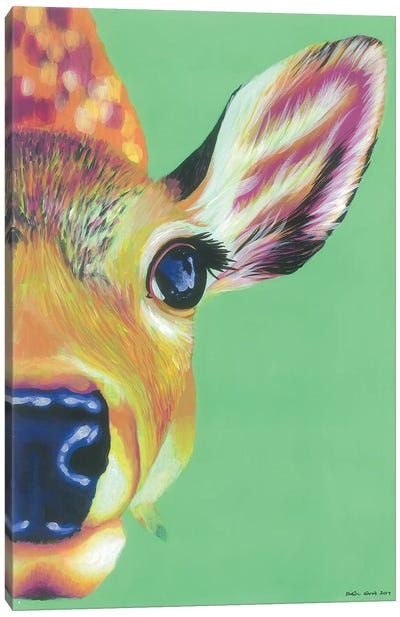 Hello Deer Canvas Art Print - Kirstin Wood