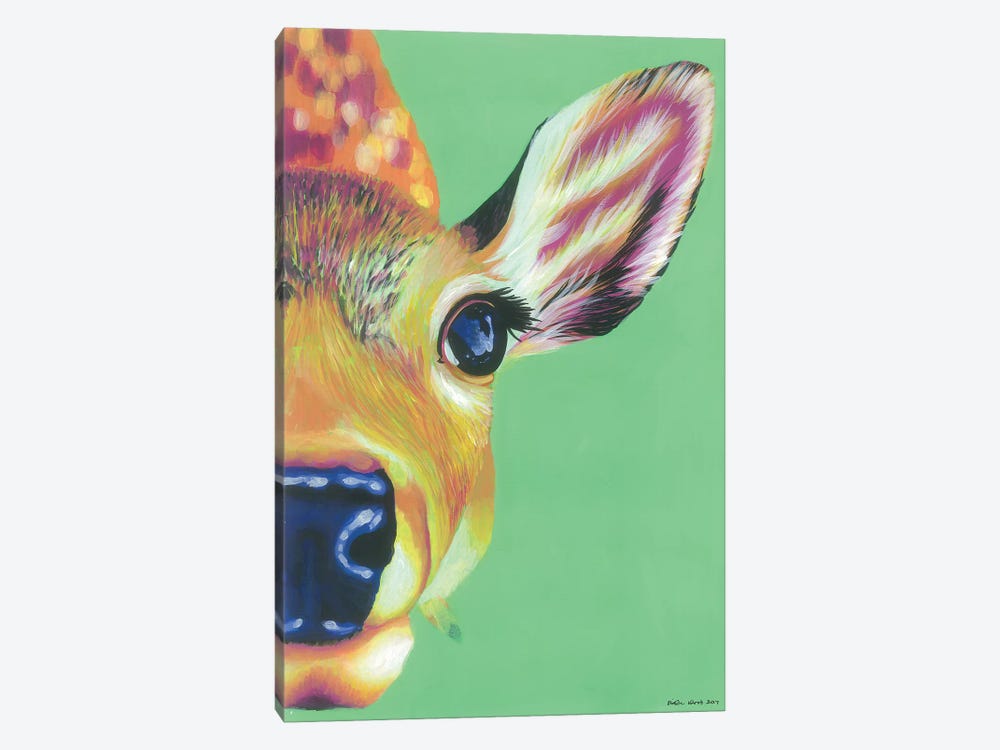 Hello Deer by Kirstin Wood 1-piece Canvas Art Print