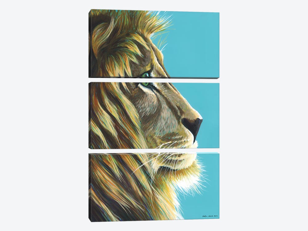 Lion King by Kirstin Wood 3-piece Canvas Artwork