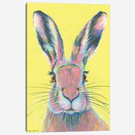 Mad March Hare Canvas Print #KWO38} by Kirstin Wood Canvas Artwork