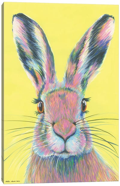 Mad March Hare Canvas Art Print - Kirstin Wood