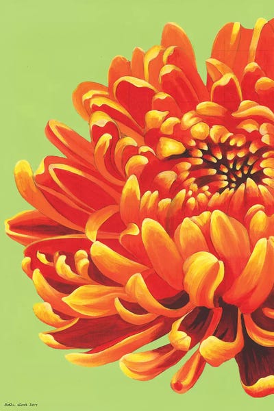 Orange Bloom by Kirstin Wood art print