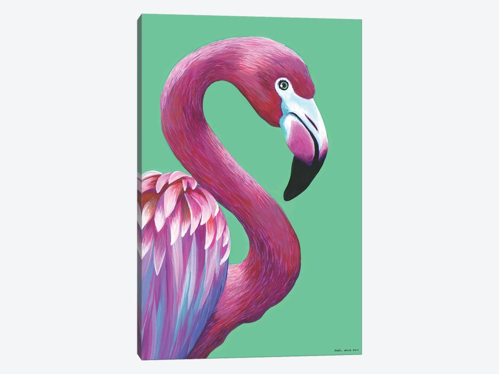 Pretty Flamingo by Kirstin Wood 1-piece Canvas Print