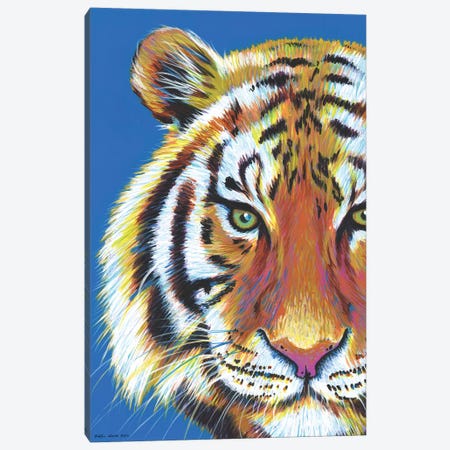 Tiger Tiger Canvas Print #KWO43} by Kirstin Wood Art Print